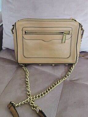 Rebecca Minkoff Leather Crossbody Golden Hardwear